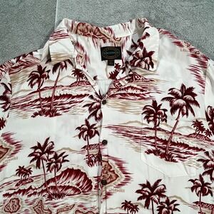 Authentic Hawaiian Collection Reserve Men's XL Hawaiian Shirt Made in Hawaii